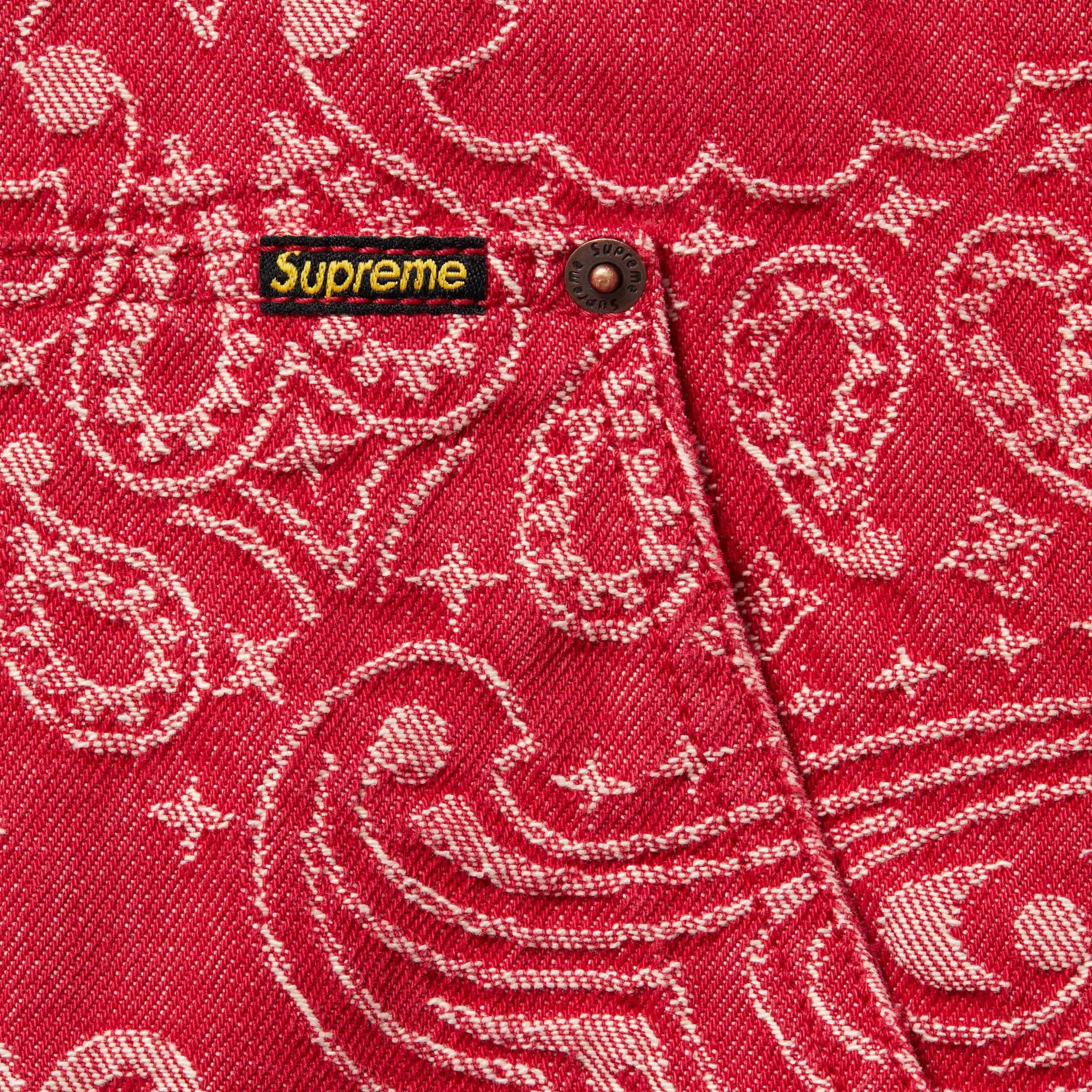 Bandana Jacquard Denim Hooded Work Jacket view 8